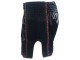Lumpinee Retro High cut Muay Thai Shorts : LUMRTO-003 Black